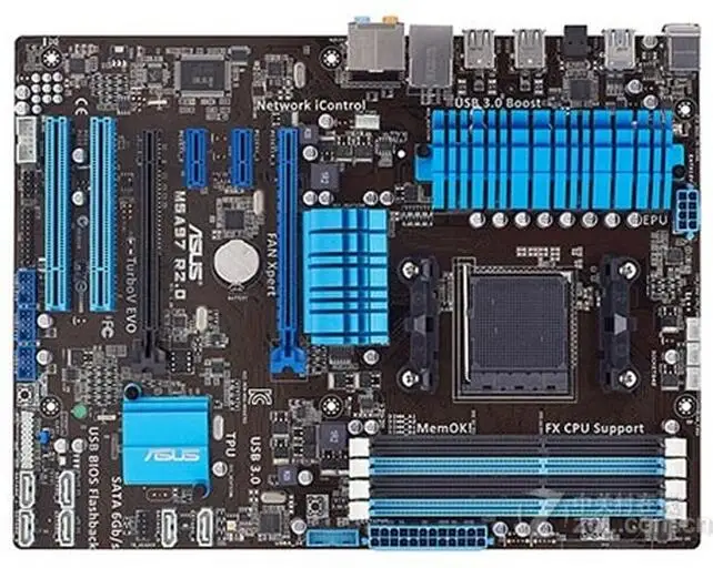 

Socket AM3 + Для ASUS M5A97 R2.0 Original Used Desktop для AMD 970 Материнская Плата DDR3 USB3.0 SATA3