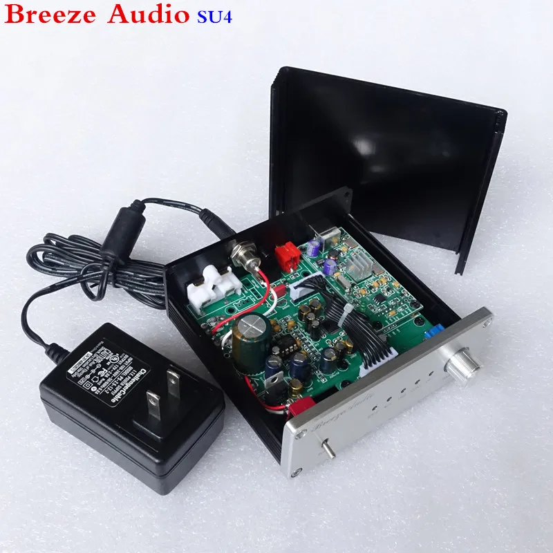 

Breeze Audio SU4 decoder AK4490&AK4118 DAC Support coaxial optical USB input RCA output