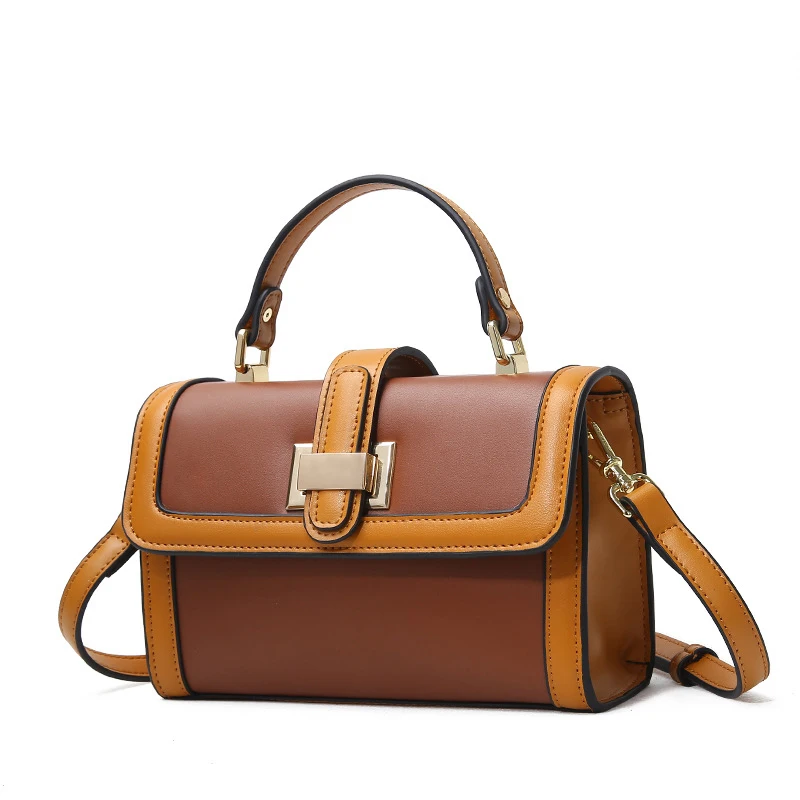 

Luxury Women's Soft Genuine Leather Handbags Lock Women Bag Ladies Belt Buckle Design Shoulder Crossbody Bags for Women 2018