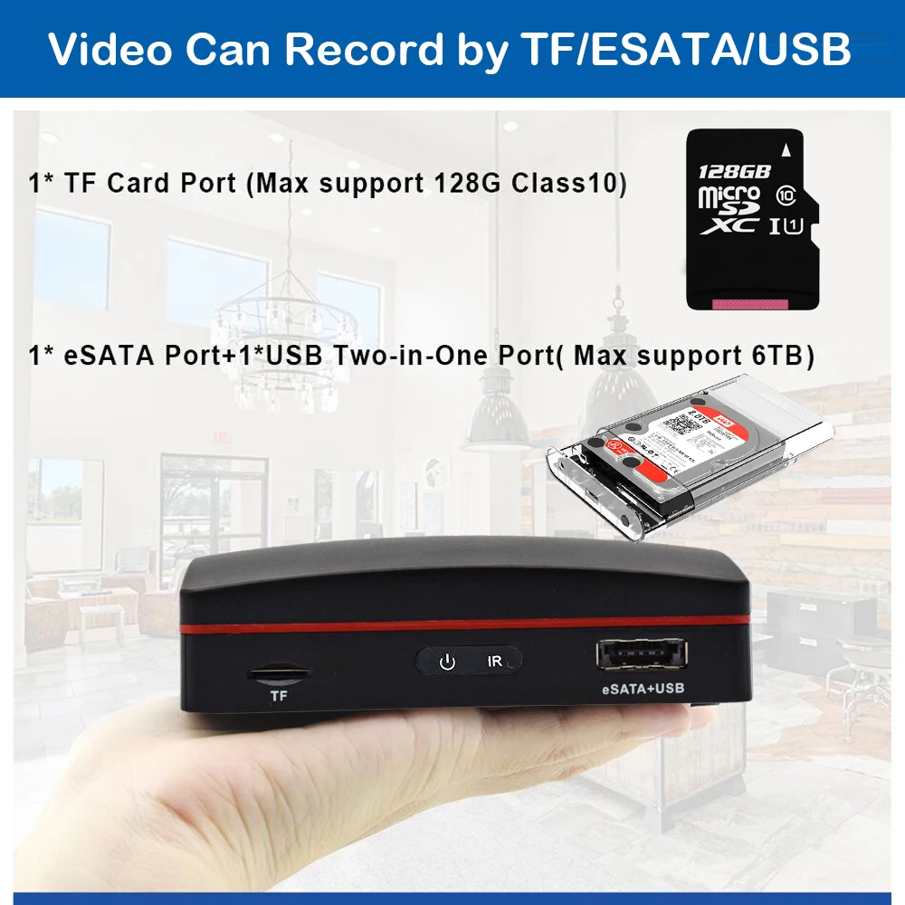 Cctv em Tempo Dvr com 4ch Áudio em 1080 Analógico em 1 Mini Real Híbrido Ahd - Cvi Tvi Dvr 4ch h 7 Cheap controller control