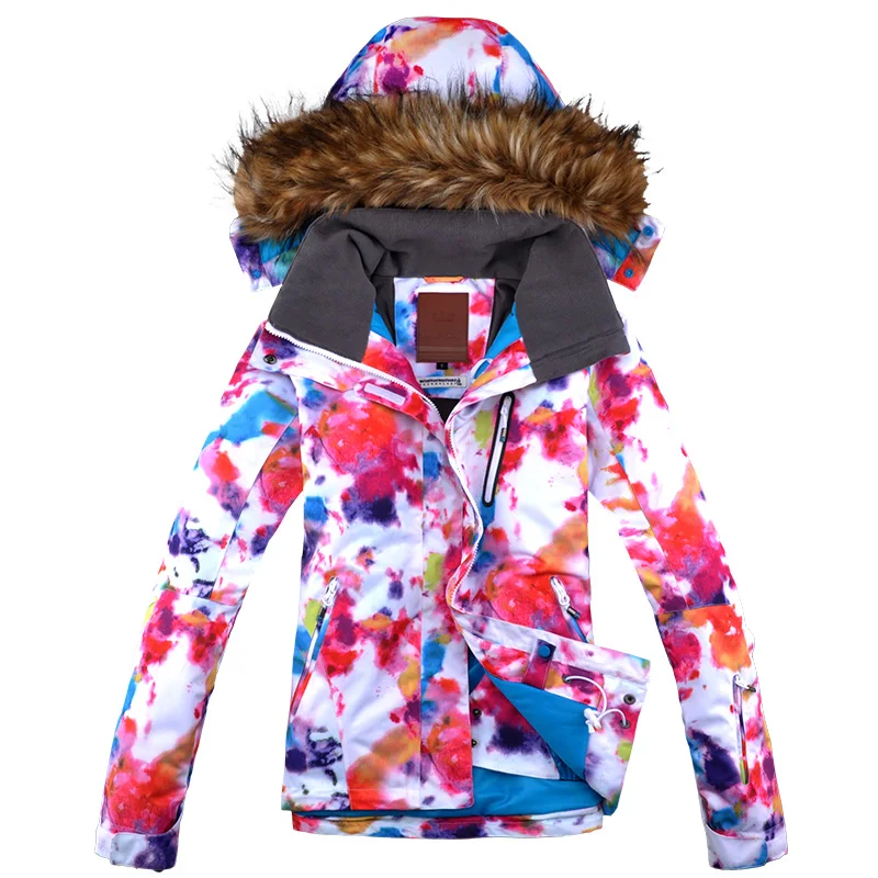 Gsou الثلوج العلامة التجارية النساء الفراء سترة التزلج على الجليد سترة يندبروف ماء سوبر الملابس الدافئة في الهواء الطلق الرياضة ارتداء الإناث... Gsou الثلوج العلامة التجارية النساء الفراء سترة التزلج على الجليد سترة يندبروف ماء سوبر الملابس الدافئة في الهواء الطلق الرياضة ارتداء الإناث...