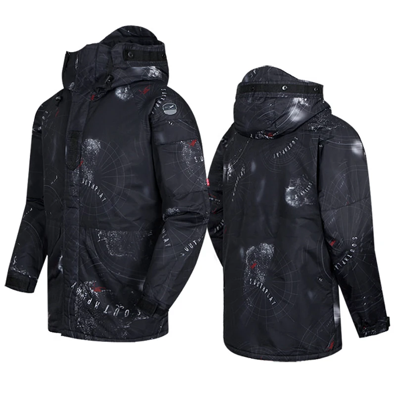 Премиум Издание SouthPlay зимний сезон мужские водонепроницаемые 10000 мм согревающие северные армейские военные куртки
