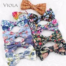 Цветочный цветок печатных быстром темпе способствуют поддержанию мягкая текстура галстук-бабочка хлопок Для женщин& Для мужчин платье с бабочками, платье свадебная обувь с бантом аксессуар бабочка подарок