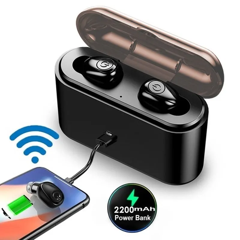 X8 Bluetooth 5 0 наушники TWS Беспроводные свободные спортивные стерео Встроенный