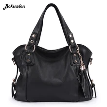 Женские сумки на плечо модные роскошные Сумки Для женщин сумки Дизайнер Высокое качество Разделение кожаные сумки для девочек