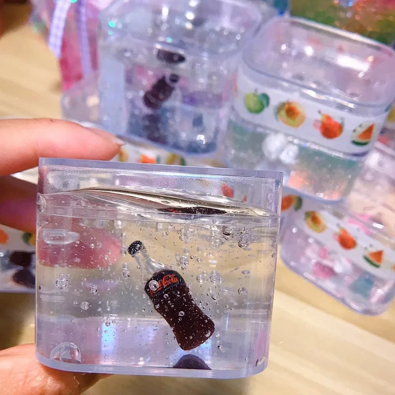 Caixa de Armazenamento Caixa de Plástico Quadrado com Tampas para Slime Macaco Feliz Novo - Lote Slime Container Transparente Brinquedo Macio Claro 20 Pçs 6 High Quality Brinquedos e hobbies