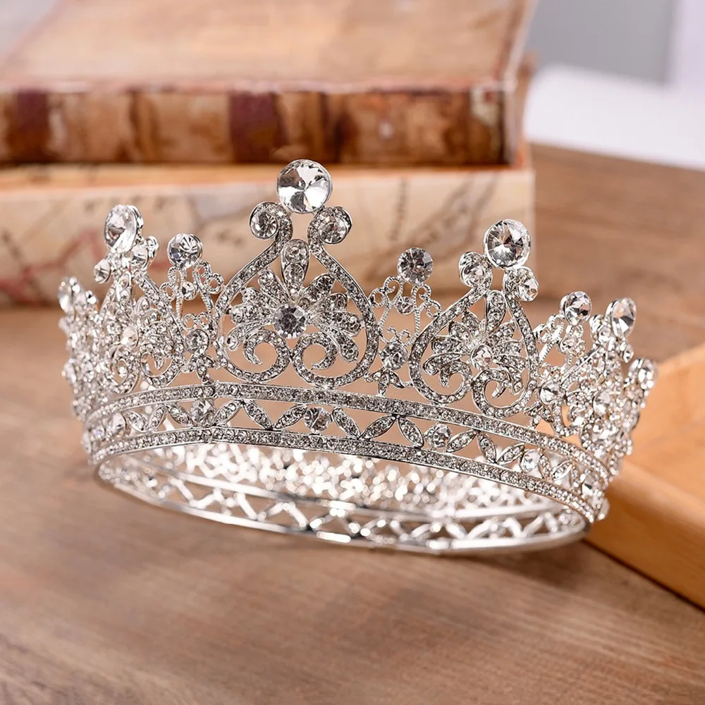 

Austrian Rhinestone Crystal Tiara Crown Peacock Bridal Hair Jewelry Accessories For Women Wedding Quinceanera Tiara for Pageant
