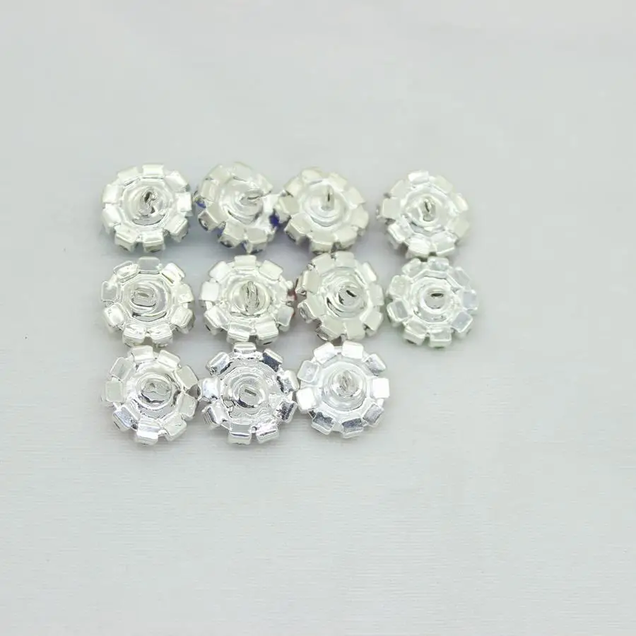 Круглый Хвостовик Rhinestone Украшения Diy Обувь Украшения Кнопки Для Clothing-12mm, 10 шт. пряжки металлические