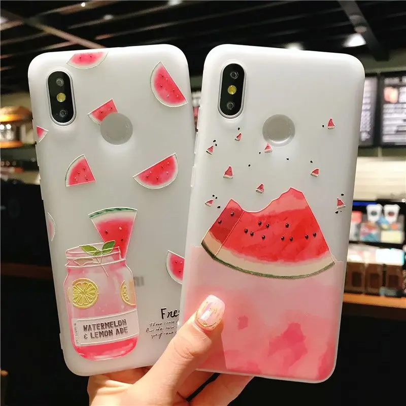 

Huawei P20 Lite Case on for Huawei P20 Case for Huawei P 20 Pro Honor 7A 9 P10 Plus Mate 10 Cover Watermelon Lemon Soft TPU Case