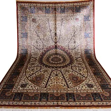 FangCun 6'x9 'персидский шелковый ковер ручной работы используется для выставочного зала или гостиной