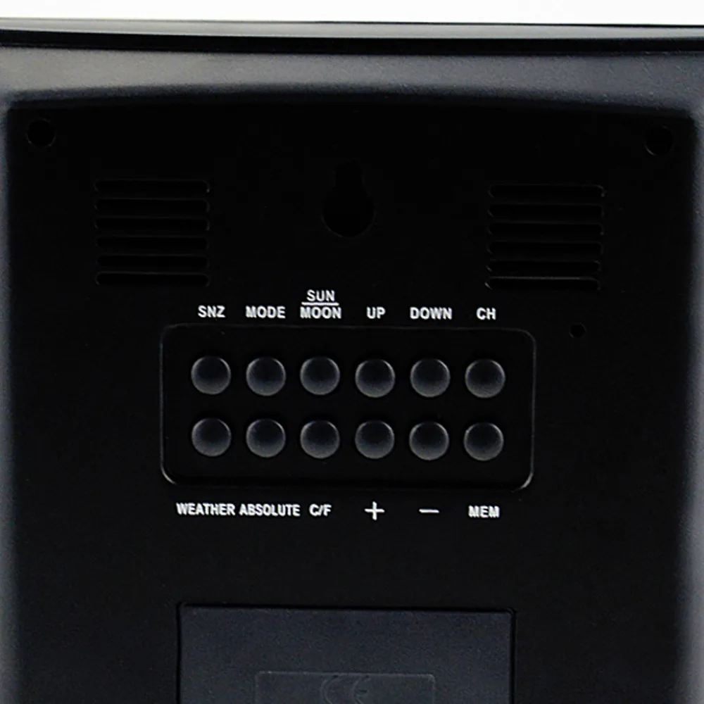 Beste 5 staat Weersverwachting Weerstation Alarm Functie AM PM Indicator RCC Index Indicator