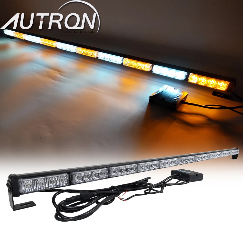 

42" 40W LED Traffic Adviser Directional Arrow Emergency Warning Signal Security Strobe Light Bar Tow Truck High Power Bright