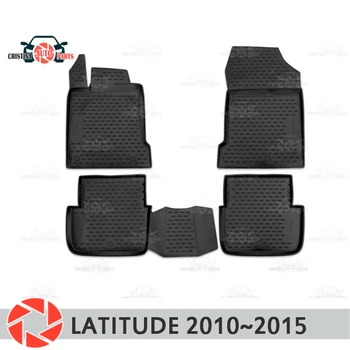

Floor mats for Renault Latitude 2010~2015 rugs non slip polyurethane dirt protection interior car styling accessories