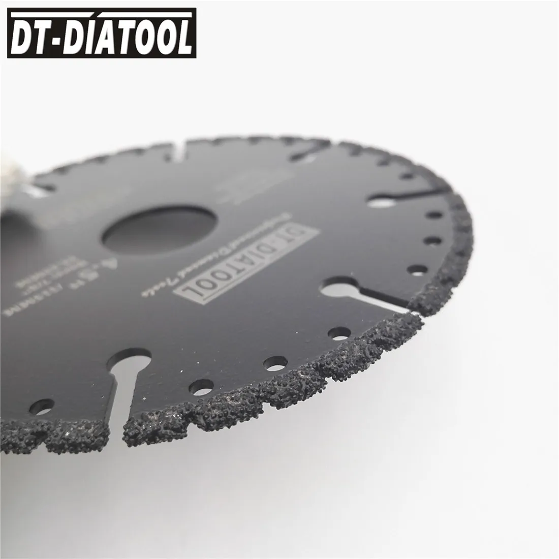 DT-DIATOOL 1pc Vacuum Brazed Diamond cutting disc for multi Purpose for Rebar aluminum hard granite rescue saw blade 4.5"-9"