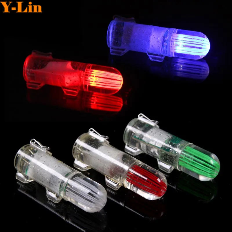 

4 color LED Deep Drop Underwater light Fishing Flash Lamp Attracting Lamp Deep Drop Fish Light Lure Tool Lights baits tackle