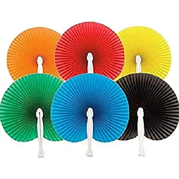 

Set 100 units fan made PAI PAI colors assorted