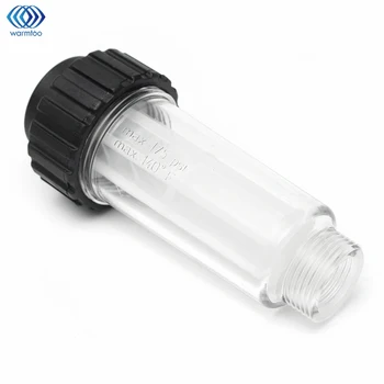 

Pressure Washer 3/4" Water Filter Jet Wash Clear Cleanable Inline Transparent Plastic Filters Screen Water Purifier Parts