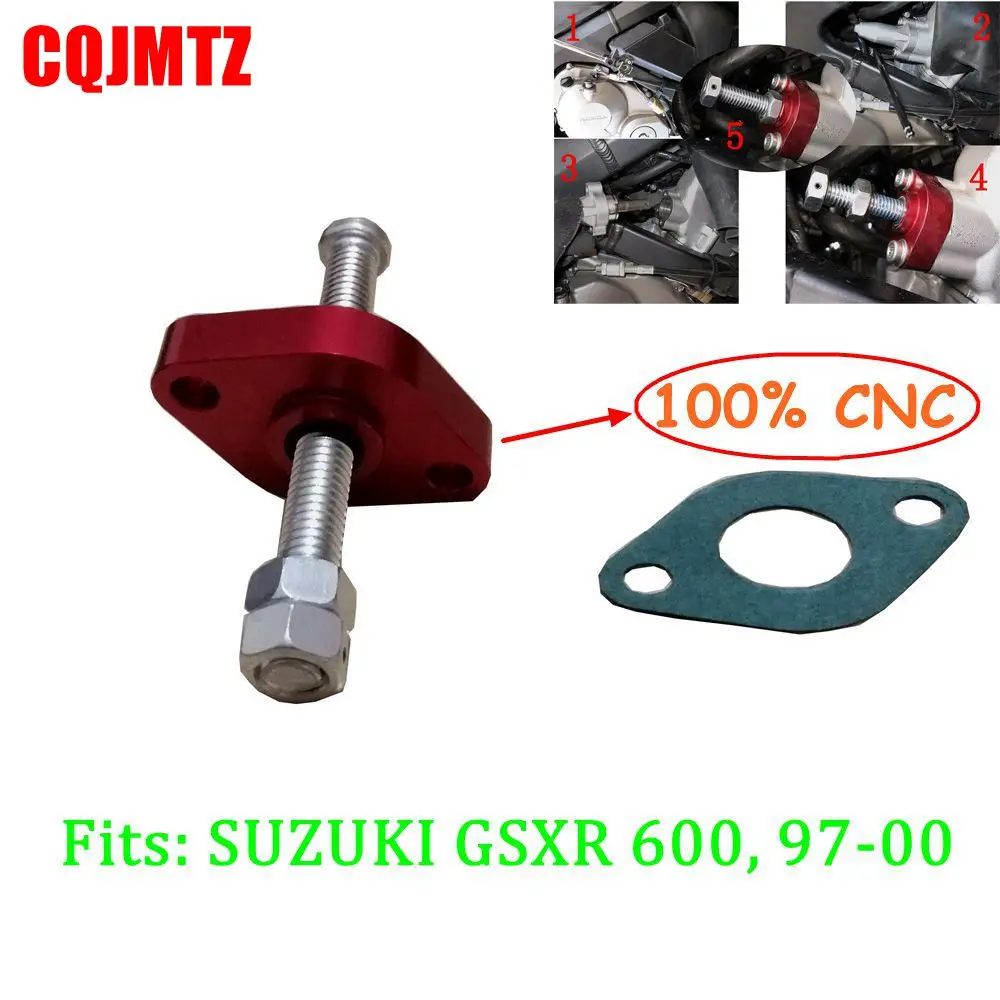 CNC Red Manual Adjuster Timing Cam Chain Tensioner For SUZUKI GSXR 600