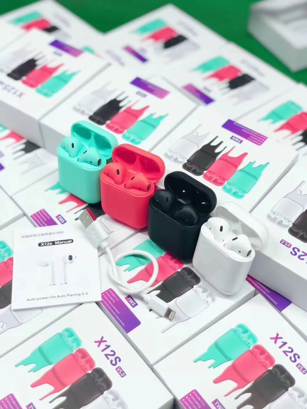 

Wireless X12S Wireless earbuds Touch Control air pods earphone for iphone TWS headset 5.0 Dual headset calling