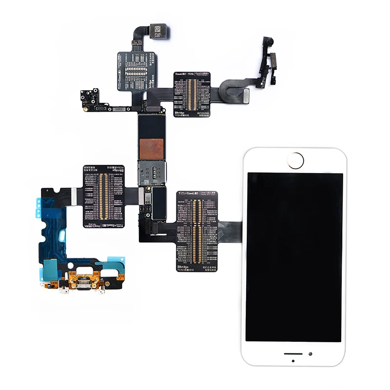 

QianLi PCBA Front Camera/Rear Camera/Dock Connector/Touch Testing Cable for iPhone 6 6P 6S 6SP 7 7P Motherboard PIN resistance