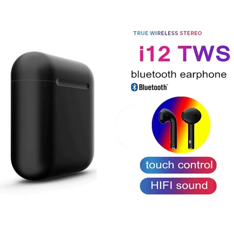 fervour i12 tws bluetooth earphone sports true wireless earbuds