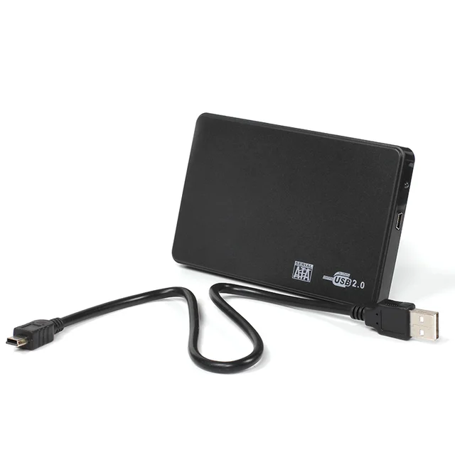 Best Offers Black White High Speed 2.5inch USB 2.0 HDD Case Hard Drive SATA External Enclosure Box for PC Computer Laptop Notebook SZXX Best Offers Black White High Speed 2.5inch USB 2.0 HDD Case Hard Drive SATA External Enclosure Box for PC Computer Laptop Notebook SZXX