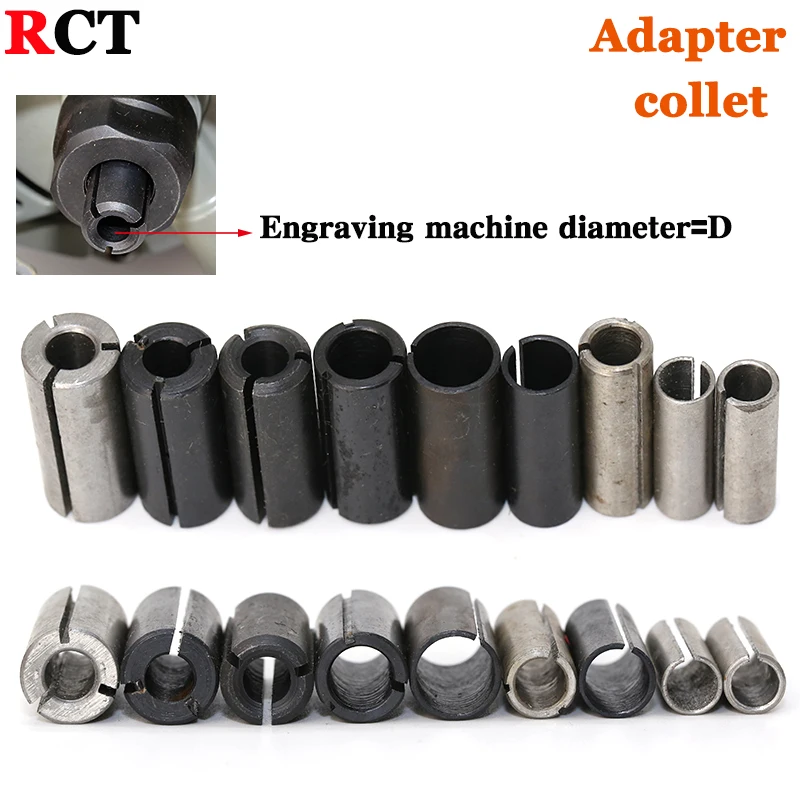 1pcs High Precision Adapter collet shank CNC router tool Adapters