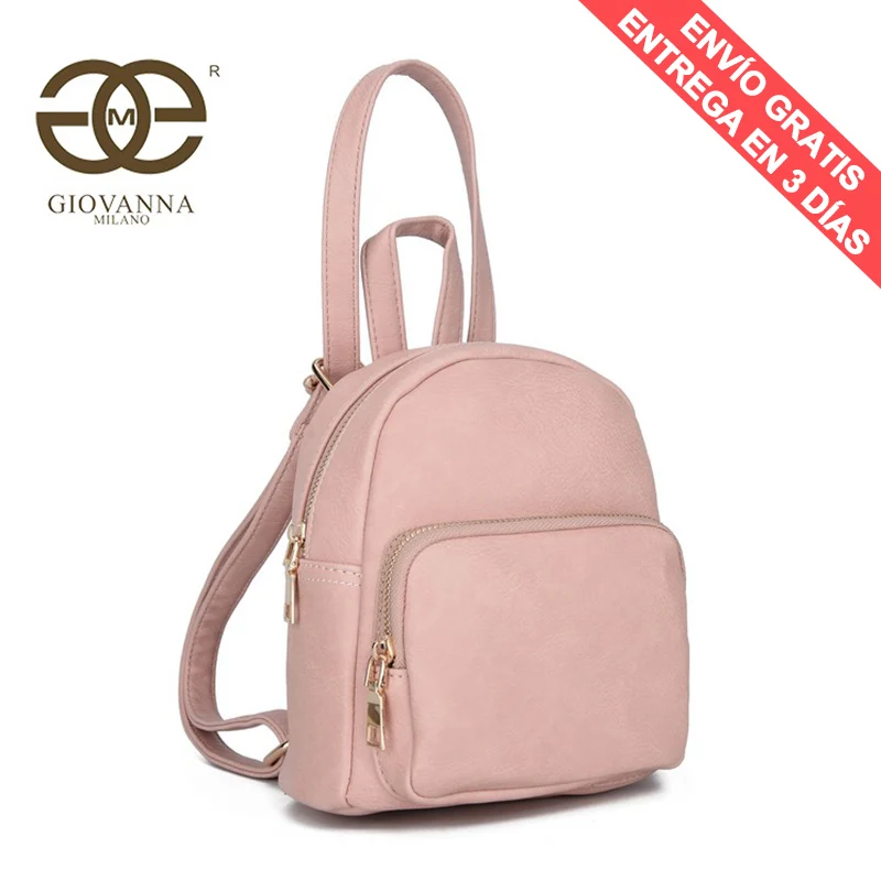 Women small convertible backpack school shoulder bags with front pocket solid PU luxury famous brand design HLLS67 | Багаж и сумки