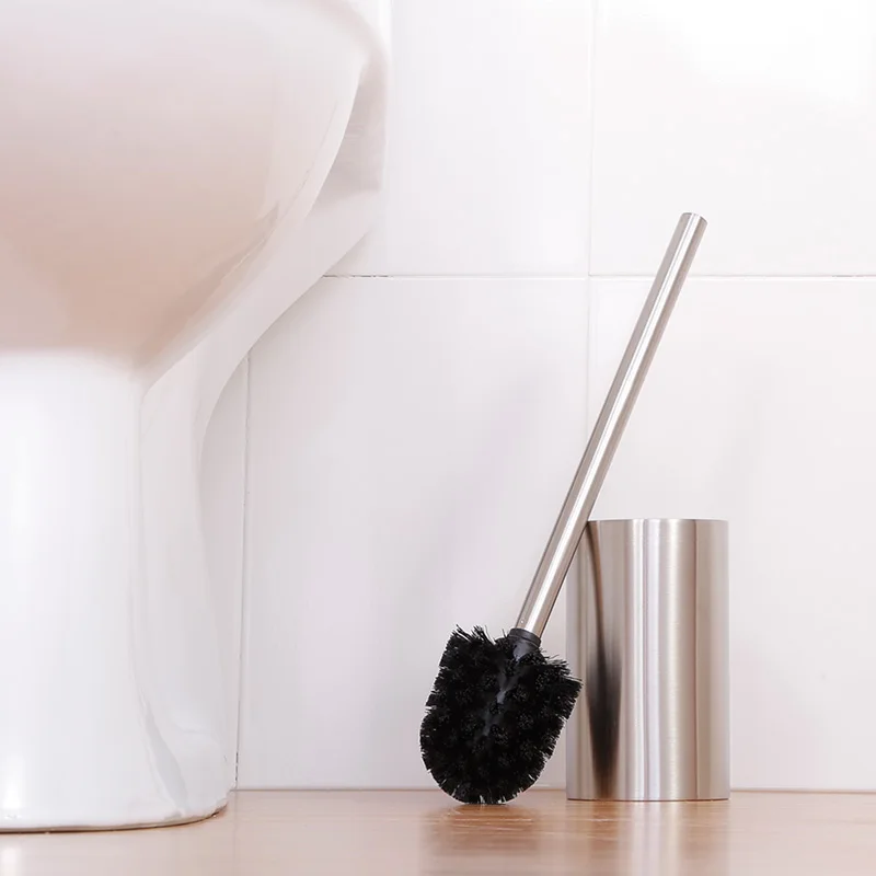 Günstig ANHO Starke Dekontamination Wc Pinsel Set Edelstahl Reinigung Pinsel Halter Kit WC Bad Reinigung Zubehör