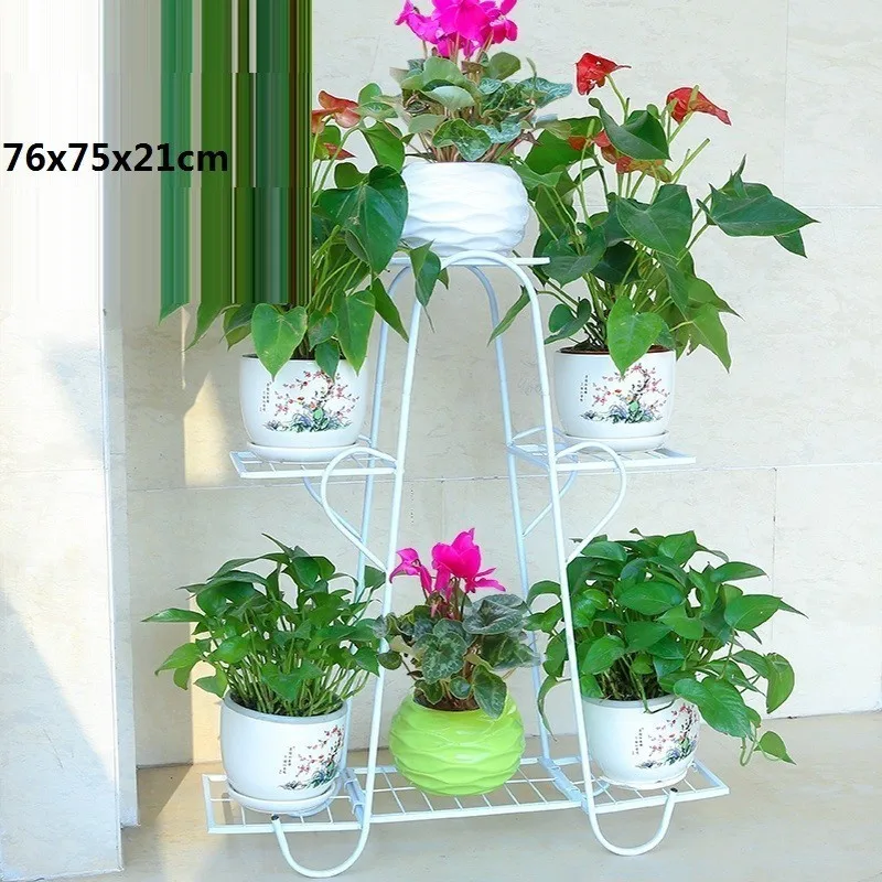 Terrasse Dekoru Balcone Rek Scaffali в Metallo A Ripiani Planten Standaard Balkon Stand Flower Balcon Plant Shelf|Полки для