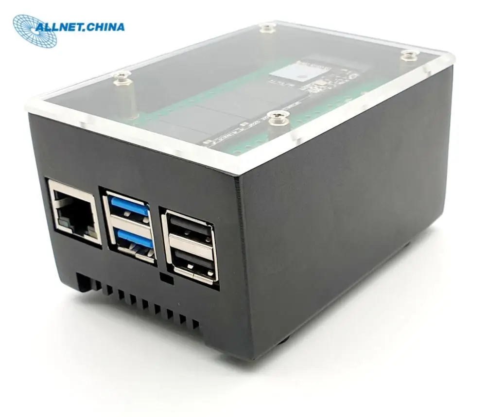 Стартовый алюминиевый корпус ecoPI для RK3399 макетная плата ROCK PI 4|Аксессуары