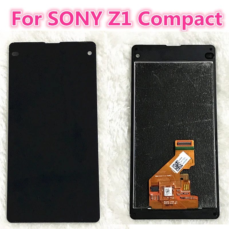 ЖК-дисплей для sony Xperia Z1 Mini Compact D5503 M51W ЖК-дисплей кодирующий преобразователь сенсорного экрана в сборе+ клей+ Инструменты для ремонта