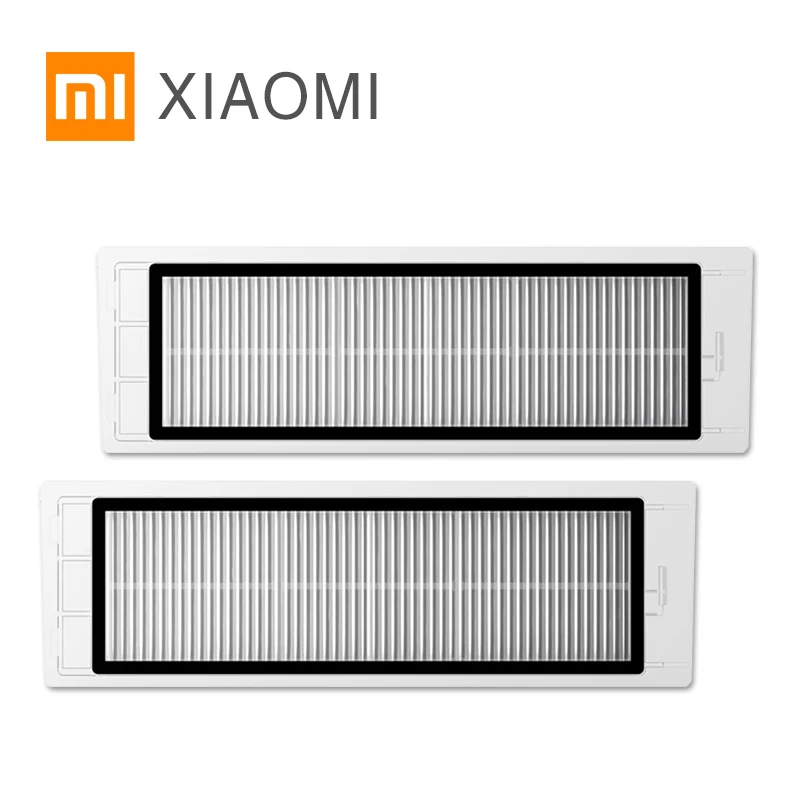 

XIAOMI Robot Vacuum Cleaner Spare Parts Roller Replacement Kits Cleaning Framed HEPA Filter x2pcs