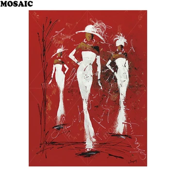 

5D DIY Diamond Embroidery African woman"Home Decor Diamond Painting Full pictures of Rhinestone Cross Stitch kits,stickers