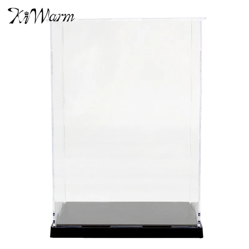 

KiWarm Modern Clear Acrylic Toy Display Show Case Dustproof Box Large Ornament Protection Tool 26.5x19x14cm