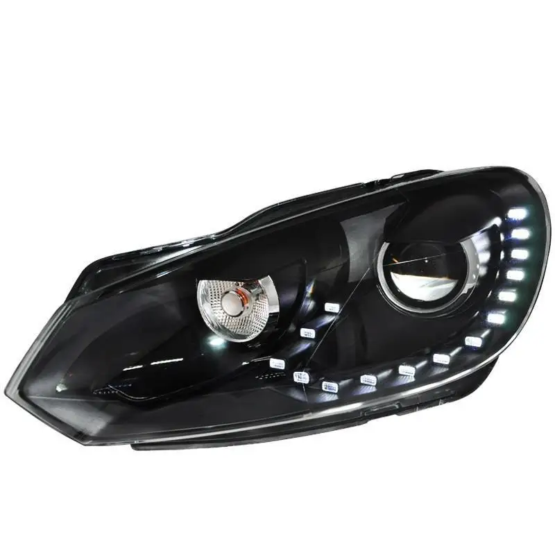 

Headlights Automovil Parts Lamp Daytime Running Assessoires Luces Para Auto Automobiles Car Led Lights For Volkswagen Golf 6