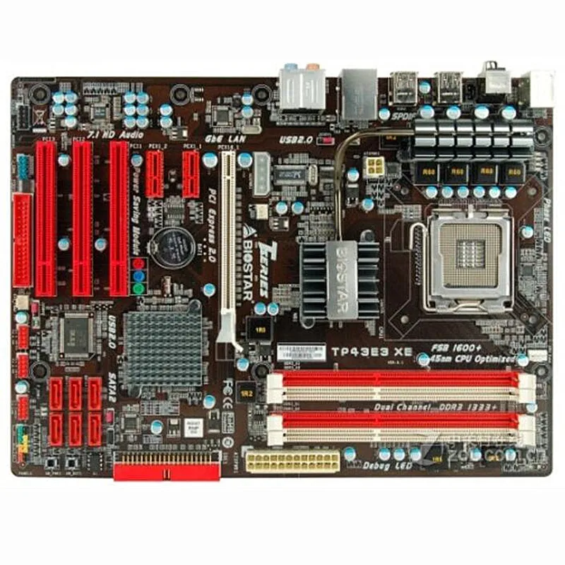 P43 775 материнская плата используется для Biostar TP43E3 XE LGA775 DDR3 все твердые