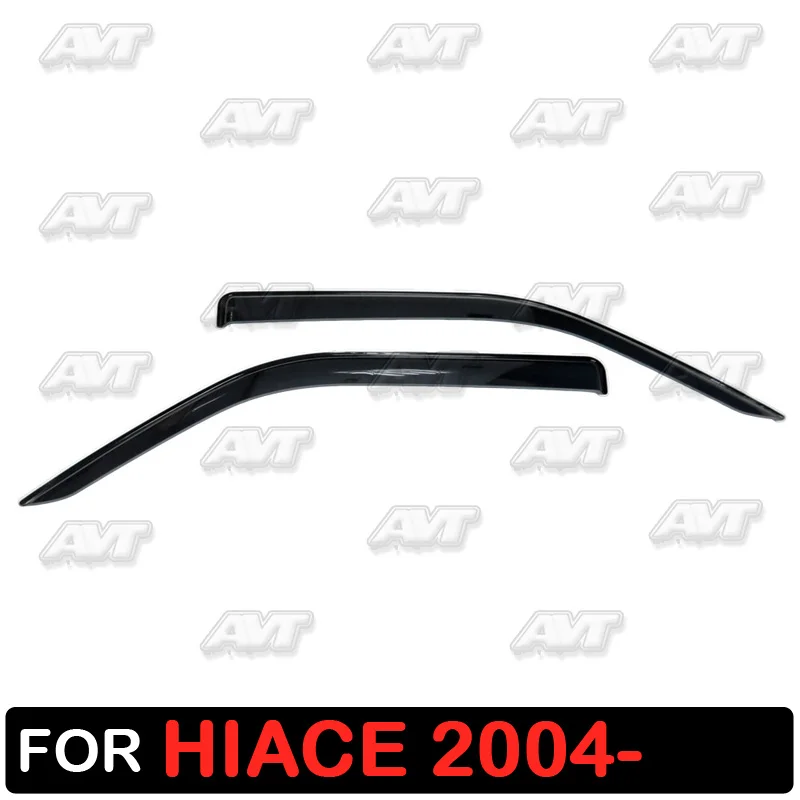 

Window deflectors for Toyota Hiace 2004- car styling wind decoration guard vent visor rain guards cover