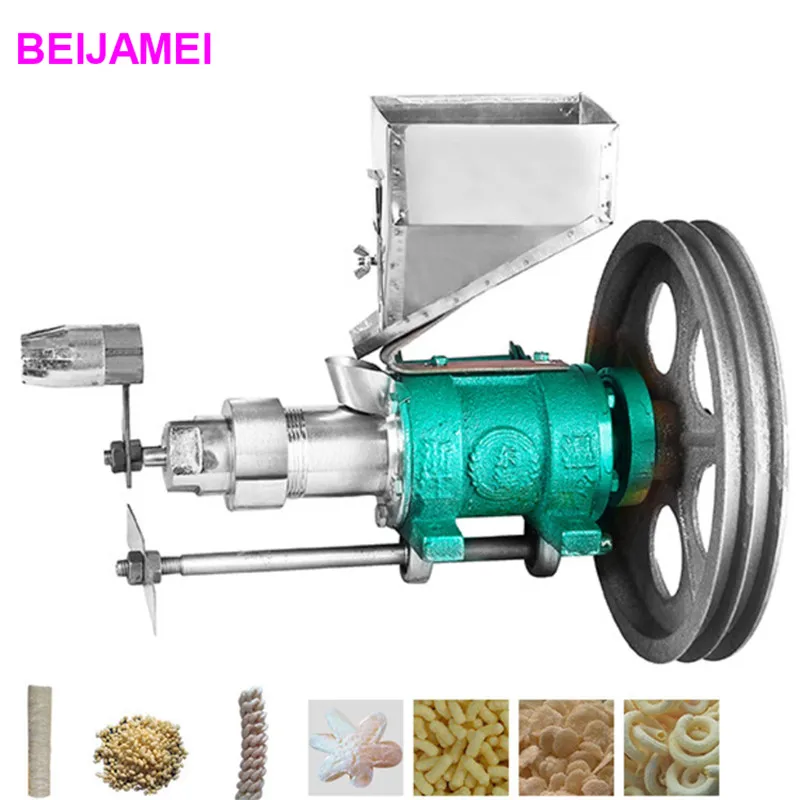 BEIJAMEI Small Business Use Mini Puffed Corn rice Snacks Food Extruder