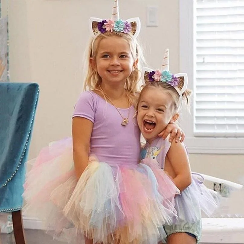 

Magical Unicorn Horn Head Party Kids Headband Fancy Dress Decorative Gifts