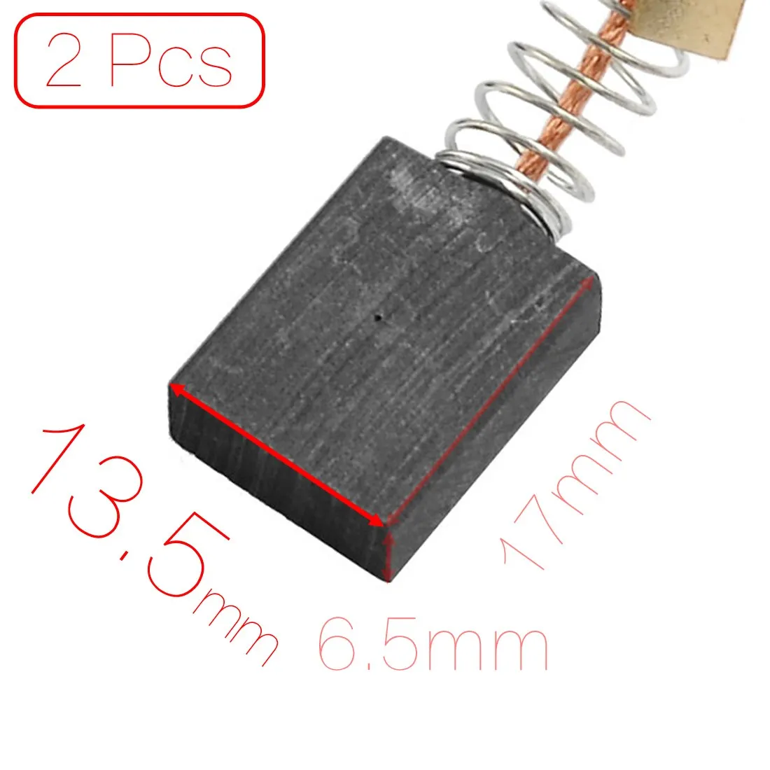 

Dmiotech 2 Pcs Electric Motor Power Tool Part Carbon Brush 6.5Mm X 13.5Mm X 17Mm