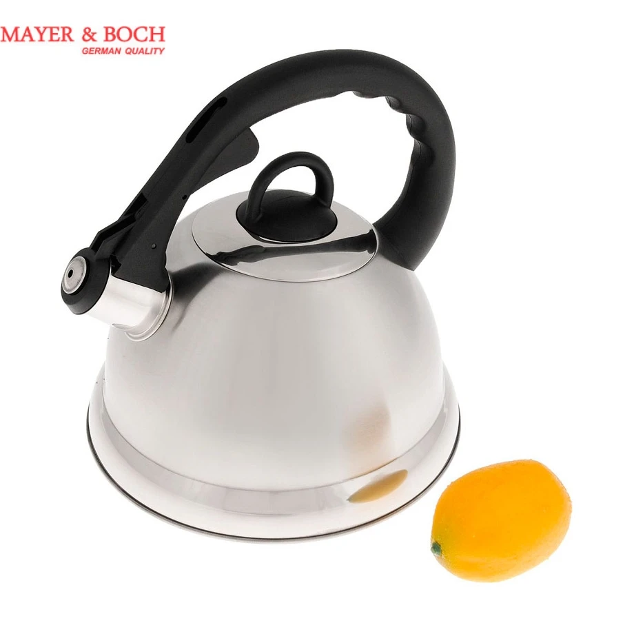 Kettle MayerBoch MB 22672 23 l stainless steel silver with whistlein