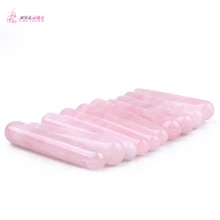 HIMABM 10 pieces Rose Quartz Wand Reflexology Massage Crystal Energy Healing Postpartum Recovery Wholesale цена HIMABM 10 pieces Rose Quartz Wand Reflexology Massage Crystal Energy Healing Postpartum Recovery Wholesale цены онлайн