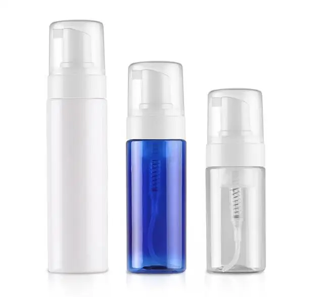 

1pc 100ml/150ml/200ml Foam bottle Foaming Refillable bottles Foaming Pump Soap Mouss Liquid Dispenser Pump Container Cap