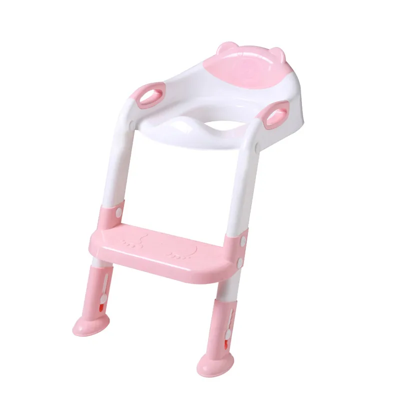 Складной Детский горшок для младенцев, детский унитаз, тренировочное сиденье с регулируемой лестницей, портативный писсуар, тренировочные сиденья для детей - Цвет: C1