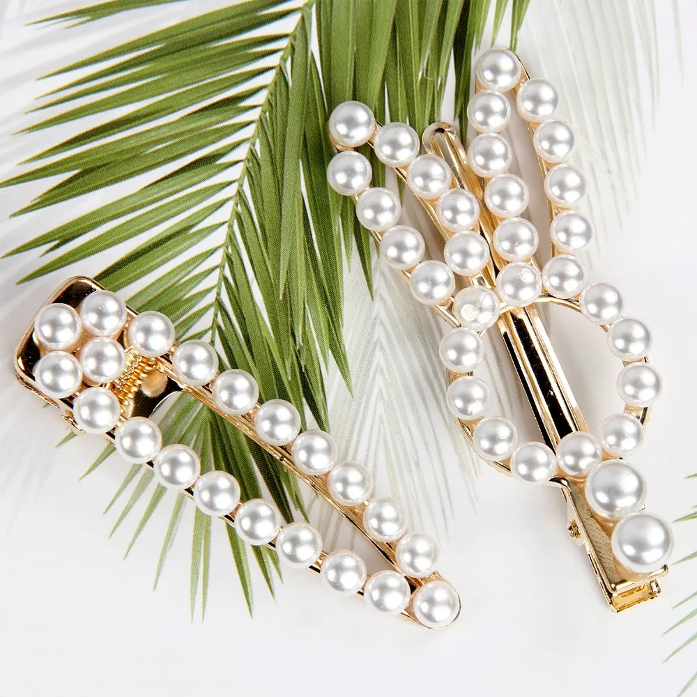 2019 Springtime New Stylehair clips full pearls hairclip Metal wholesale drop sale Hairpins BB Hairgrip Girls Hair Accessories 2019 Springtime New Stylehair clips full pearls hairclip Metal wholesale drop sale Hairpins BB Hairgrip Girls Hair Accessories