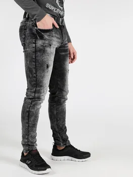 

Jeans washed-out with tear-Black