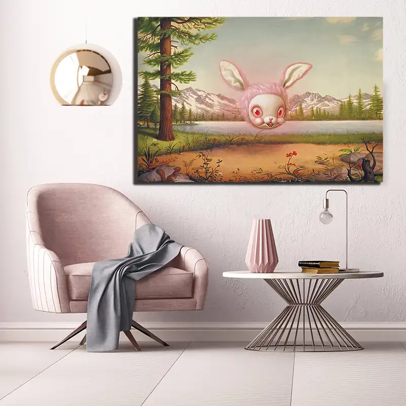 ピンクリンカーンマークライデンhdキャンバス絵画寝室の家の装飾現代壁の芸術のポスター画像 Aliexpress
