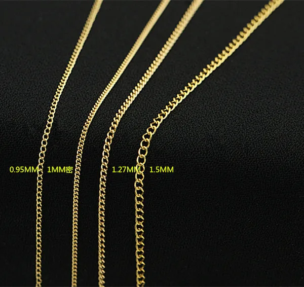 

1meter Gold Filled thin Chian,O-chain DIY Jewelry Findings,Accessories,charm,pendant width:0.95mm 1mm 1.2mm 1.5mm 1.27mm J2445