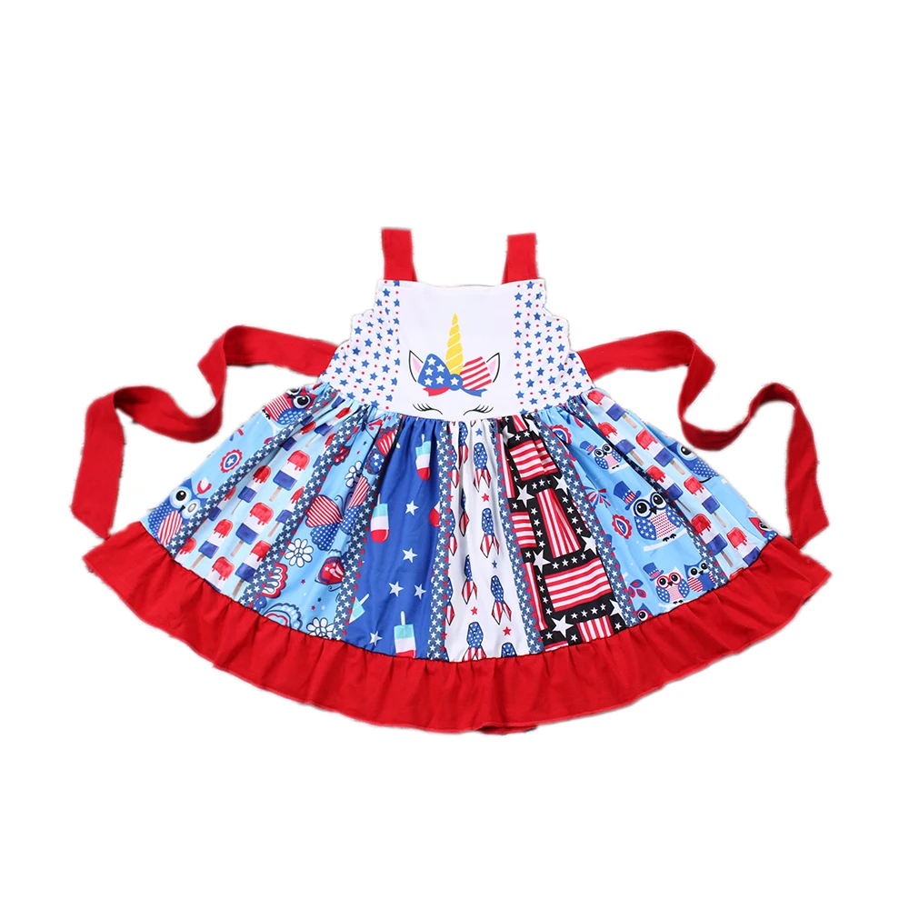 

Newborn Baby Girl Clothes Kids dress summer lovely Unicorn dresses